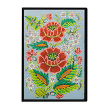 Diamond Painting Notebook Kit, 5D DIY Diamond Art Painting Special Shape Crystal Artificial Diamond Partial Mosaic Crafts Notebook Kit