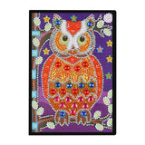 Diamond Painting Notebook Kit, 5D DIY Diamond Art Painting Special Shape Crystal Artificial Diamond Partial Mosaic Crafts Notebook Kit