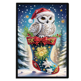 DIY Diamond Painting Christmas Theme Notebook Kit, Diamond Cover Blank Page, 5D Crystal Water Diamond Art, Perfect Gift for Friends and Family