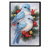 DIY Diamond Painting Christmas Theme Notebook Kit, Diamond Cover Blank Page, 5D Crystal Water Diamond Art, Perfect Gift for Friends and Family