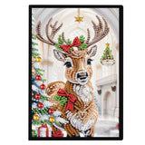 DIY Diamond Painting Christmas Theme Notebook Kit, Diamond Cover Blank Page, 5D Crystal Water Diamond Art, Perfect Gift for Friends and Family