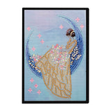 Diamond Painting Notebook Kit, 5D DIY Diamond Art Painting Special Shape Crystal Artificial Diamond Partial Mosaic Crafts Notebook Kit