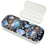 1Pc DIY Diamond Painting Stationery Box Kit Exquisite Patterns, 5D Round and Special Shaped Crystal Diamond Art Pencil Box, Perfect Handmade Gift