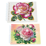 2 Pack DIY Diamond Painting Spiral Mini Sketchbook Kit, Portable Special Shaped Diamond Art Diamond Painting Notebook Kit for Adults