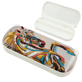 1Pc DIY Diamond Painting Stationery Box Kit Exquisite Patterns, 5D Round and Special Shaped Crystal Diamond Art Pencil Box, Perfect Handmade Gift