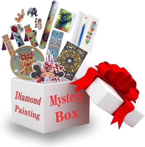 Mysterious Box】Random Diamond Painting Acrylic Wind Chime – Hibah-Diamond  painting art studio