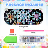 DIY Diamond Painting Stationery box |Blue Flower