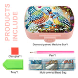 1Pc DIY Diamond Painting Storage Box Kit- Portable Small Item Storage Box, Travel-Friendly Special Shape Diamond Handmade Art Storage Box