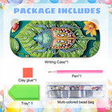 DIY Diamond Painting Stationery Box Kit|Insect Green Leaves