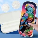 DIY Diamond Painting Stationery Box Kit|Colorful Parrot
