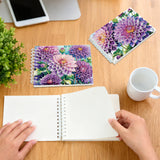 2 Pack DIY Diamond Painting Spiral Mini Sketchbook Kit, Portable Special Shaped Diamond Art Diamond Painting Notebook Kit for Adults