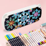 DIY Diamond Painting Stationery box |Blue Flower