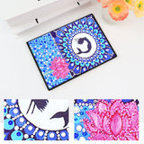 DIY 5D Special Shape Diamond Painting Notebook Kit, Blank Pages, Ideal Choice for DIY Art and Handicraft Enthusiasts, Perfect Gift for Friends and Family