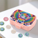 1Pc DIY Diamond Painting Storage Box Kit- Portable Small Item Storage Box, Travel-Friendly Special Shape Diamond Handmade Art Storage Box