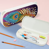 DIY Diamond Painting Stationery Box Kit|Peacock Feather