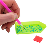 LSQFS Diamond Art Painting Jewelry Organizer Box for Adult, Portable Jewelry Case Ring Necklace Earrings Bracelet Organizer Valentine's Day Gift