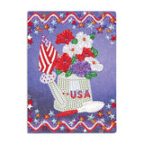 Diamond Painting Notebook Kit, 5D DIY Diamond Art Painting Special Shape Crystal Artificial Diamond Partial Mosaic Crafts Notebook Kit