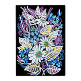 Diamond Painting Notebook Kit, 5D DIY Diamond Art Painting Special Shape Crystal Artificial Diamond Partial Mosaic Crafts Notebook Kit