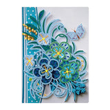 Diamond Painting Notebook Kit, 5D DIY Diamond Art Painting Special Shape Crystal Artificial Diamond Partial Mosaic Crafts Notebook Kit