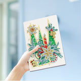 Diamond Painting Notebook Kit, DIY Diamond Art Painting Special Shape Crystal Diamond Partial Mosaic Crafts Notebook Kit