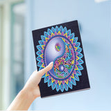 Diamond Painting Notebook Kit, DIY Diamond Art Painting Special Shape Crystal Diamond Partial Mosaic Crafts Notebook Kit