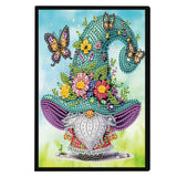 Diamond Painting Notebook Kit, DIY Diamond Art Painting Special Shape Crystal Diamond Partial Mosaic Crafts Notebook Kit