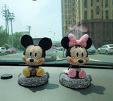 DIY Mickey Minnie car ornaments  (with glue tools)