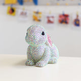 DIY glowing doll - Lighted sitting rabbit  (with glue tools)