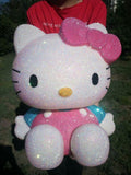 DIY Oversized 40 cm Pink and Blue Hello Kitty  (with glue tools)