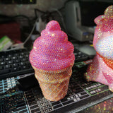 DIY glowing doll - Lighted Ice cream props  (with glue tools)