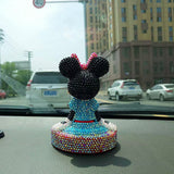 Minnie car decoration Diamond Painting finished