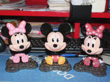DIY Mickey Minnie car ornaments  (with glue tools)