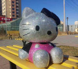 DIY Oversized 40cm Black Hello Kitty  (with glue tools)