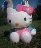 DIY Oversized 40 cm Pink and Blue Hello Kitty  (with glue tools)