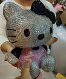 DIY Large 30cm Black Hello Kitty  (with glue tools)
