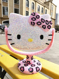 Removable Hello Kitty table mirror (with glue tools)