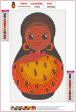 Full Diamond Painting kit - Russian doll