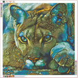 Full Diamond Painting kit - leopard