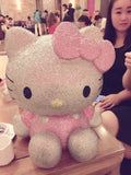 DIY Oversized 40 cm pink Hello Kitty  (with glue tools)