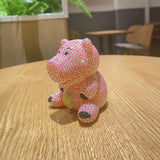 11cm high small piggy (with glue tools) - Hibah-Diamond painting art studio