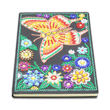 DIY Diamond Painting Notebook - Butterfly (No lines)