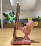 12cm high DIY bear cell phone holder  (with glue tools) - Hibah-Diamond painting art studio