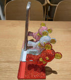 12cm high DIY bear cell phone holder  (with glue tools) - Hibah-Diamond painting art studio