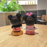 13cm high DIY Minnie Mickey  (with glue tools) - Hibah-Diamond painting art studio