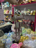 13cm high DIY The Pink Panther Keychain  (with glue tools) - Hibah-Diamond painting art studio