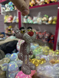 13cm high DIY The Pink Panther Keychain  (with glue tools) - Hibah-Diamond painting art studio