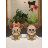 14cm high DIY Mickey Minnie piggy bank (with glue tools) - Hibah-Diamond painting art studio