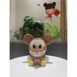 14cm high DIY Mickey Minnie piggy bank (with glue tools) - Hibah-Diamond painting art studio