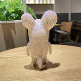 15cm high small mouse (with glue tools) - Hibah-Diamond painting art studio