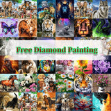 Free full diamond painting kit